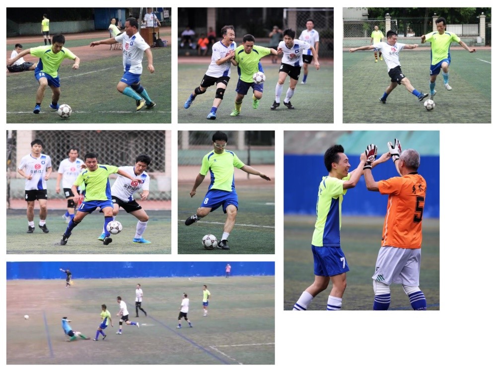 我院队员积极防守