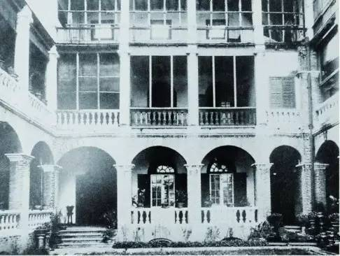 图:孙中山先生在博济医院求学期间居住过的哥利支堂十号